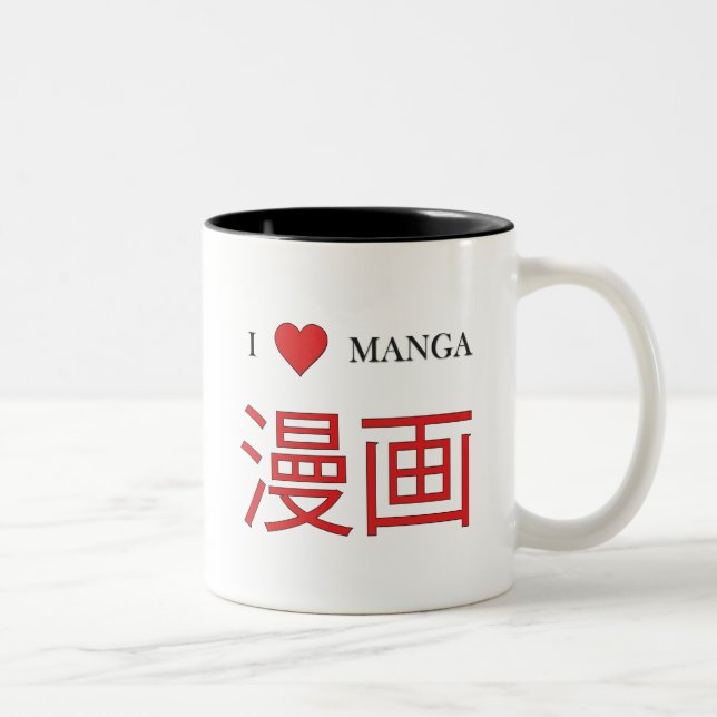 Caneca De Café Em Dois Tons Manga (Direita)