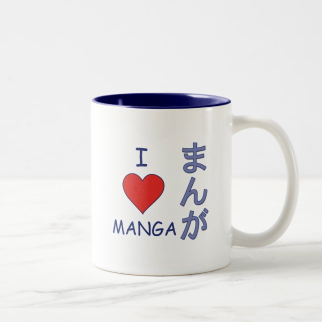 Caneca De Café Em Dois Tons Manga (Direita)