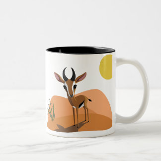 Caneca De Café Em Dois Tons Manga a gazela