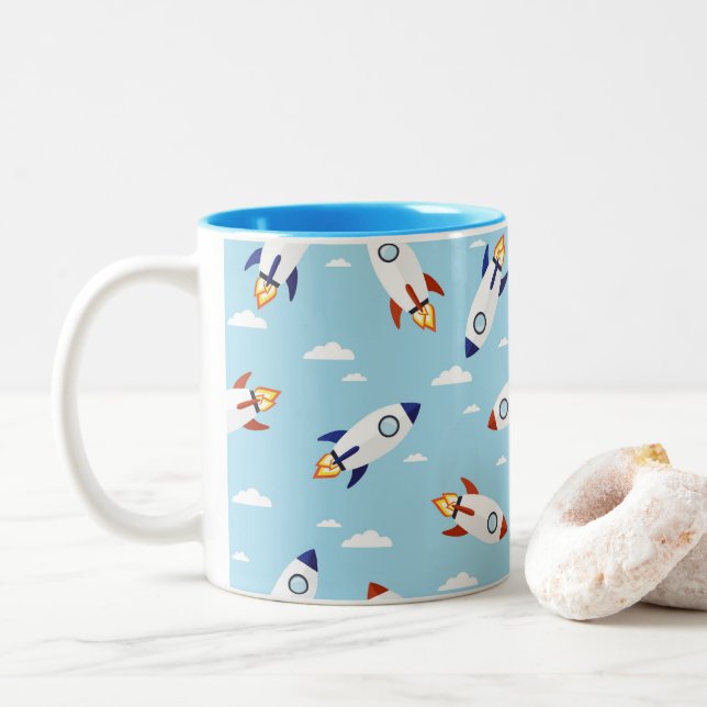 Caneca De Café Em Dois Tons Mangueira infantil (Com Donut)