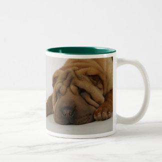 Caneca De Café Em Dois Tons Manhã do pavão-do-mar