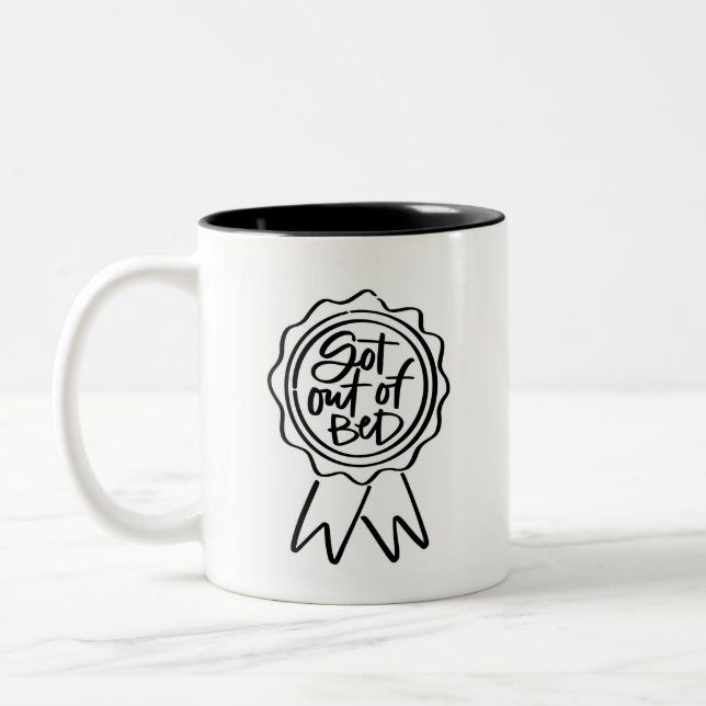Caneca De Café Em Dois Tons Manhã - Prêmio Manuscrito (Esquerda)