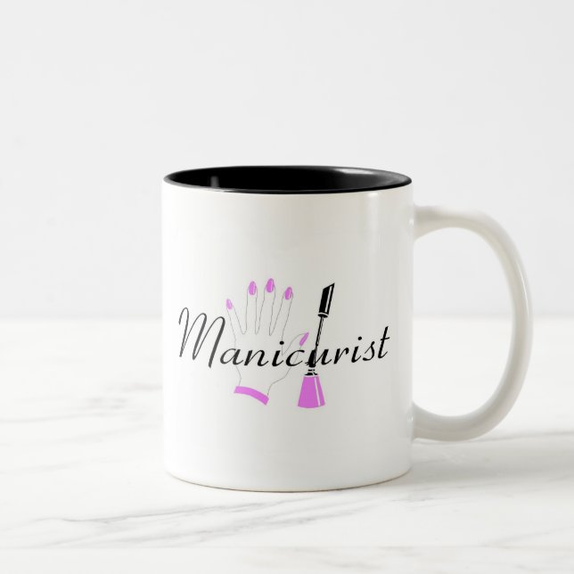 Caneca De Café Em Dois Tons Manicuro (Direita)