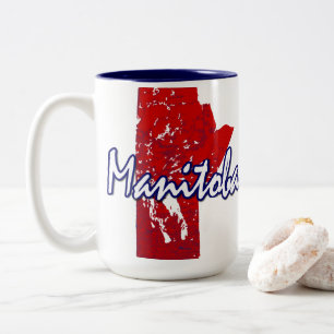 Caneca De Café Em Dois Tons Manitoba