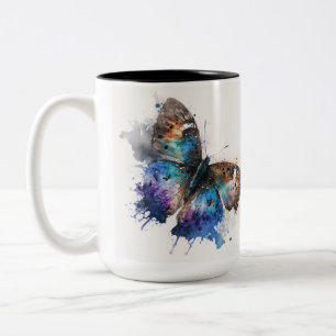 Caneca De Café Em Dois Tons MANTEIRAS bonito DE VOO DE ÁGUA