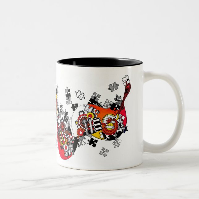 Caneca De Café Em Dois Tons Mantenha Goin (Direita)