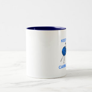 Caneca De Café Em Dois Tons Mantenha o fio calmo do carregar