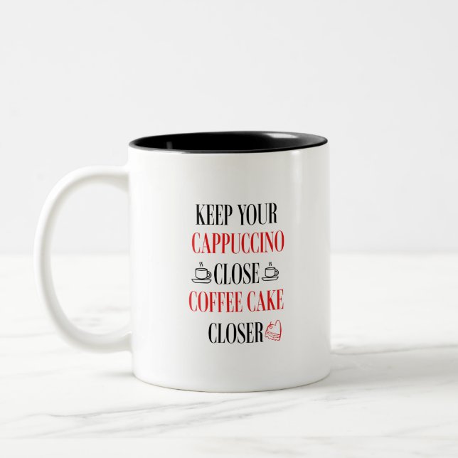 Caneca De Café Em Dois Tons Mantenha seu café mais perto. (Esquerda)