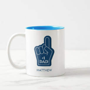 Caneca De Café Em Dois Tons Manutenção Personalizada do Melhor Pai