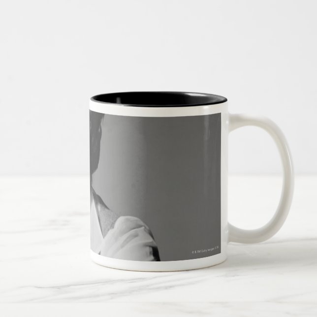 Caneca De Café Em Dois Tons Mãos Clasped (Direita)