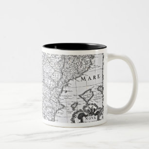 Caneca De Café Em Dois Tons Mapa da espanha