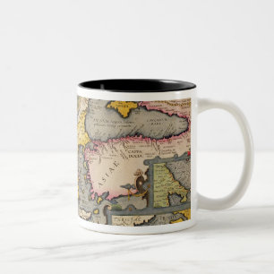 Caneca De Café Em Dois Tons Mapa da viagem dos Argonauts