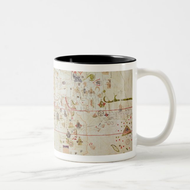 Caneca De Café Em Dois Tons Mappa Mundi, 1502 (Direita)