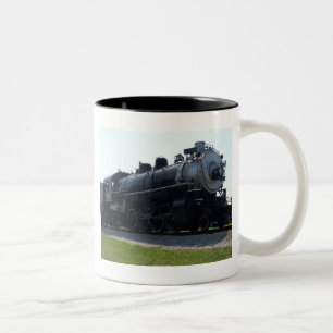 Caneca De Café Em Dois Tons Máquina a vapor