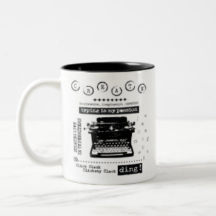Caneca De Café Em Dois Tons Máquina De Café De Duas Toneladas