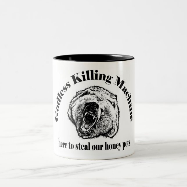 CANECA DE CAFÉ EM DOIS TONS MÁQUINA GODLESS DA MATANÇA (Centro)