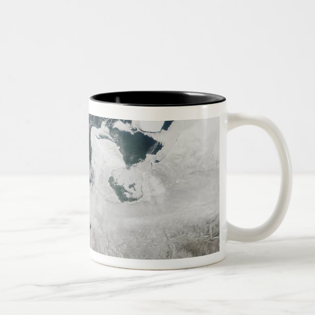 Caneca De Café Em Dois Tons Mar Branco, Rússia (Direita)