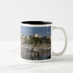 Caneca De Café Em Dois Tons Mar da Galileia-lago Tiberias, frente de água, al