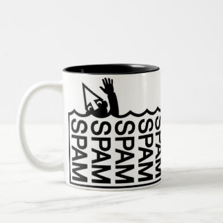 Caneca De Café Em Dois Tons Mar do Spam