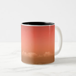 Caneca De Café Em Dois Tons Mar, Terra E Céu Paisagem maravilhosa