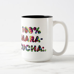 Caneca De Café Em Dois Tons Maracucha 100%!