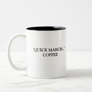 CANECA DE CAFÉ EM DOIS TONS "MARÇO RÁPIDO…" CAFÉ