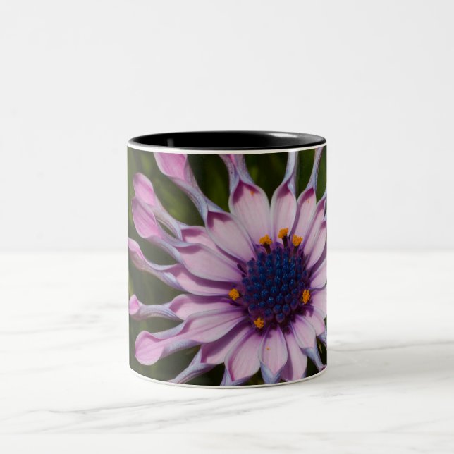 Caneca De Café Em Dois Tons Margarida Africana rosa (Centro)