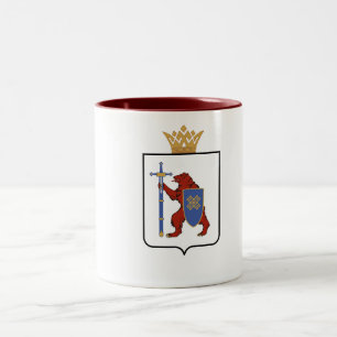 Caneca De Café Em Dois Tons Mari El Flag