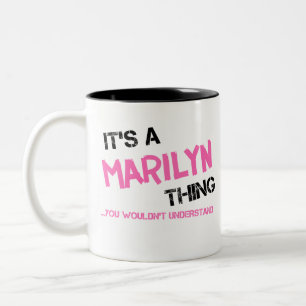 Caneca De Café Em Dois Tons Marilyn, coisa que você não entenderia