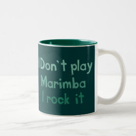 Caneca De Café Em Dois Tons Marimba Rock It Mug
