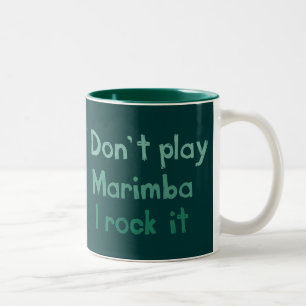 Caneca De Café Em Dois Tons Marimba Rock It Mug