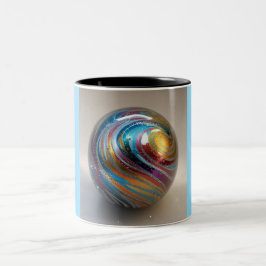 Caneca De Café Em Dois Tons Mármore de Duas Cores, 325ml (Mármore-20)