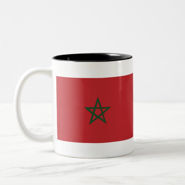 Caneca De Café Em Dois Tons Marrocos (Esquerda)