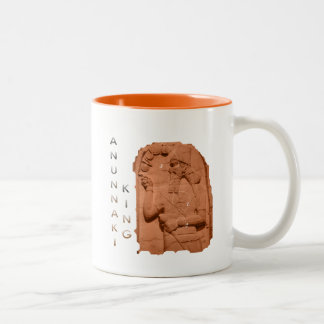 Caneca De Café Em Dois Tons Marrom do rei de Annunaki