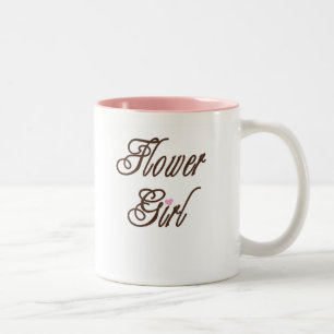 Caneca De Café Em Dois Tons Marrons elegantes do florista