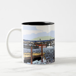 Caneca De Café Em Dois Tons  Marseillan Sul de França 