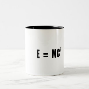 Caneca De Café Em Dois Tons Martelo de E=MC!
