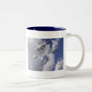 Caneca De Café Em Dois Tons Martin B26 Marauders ,