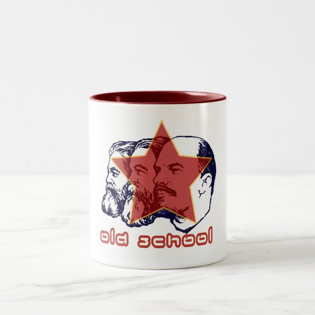 CANECA DE CAFÉ EM DOIS TONS MARX ENGELS LENIN (Centro)