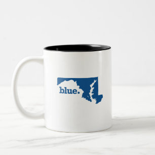 CANECA DE CAFÉ EM DOIS TONS MARYLAND ESTADO AZUL