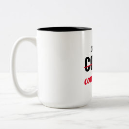 Caneca De Café Em Dois Tons Mas Primeira Commmunion