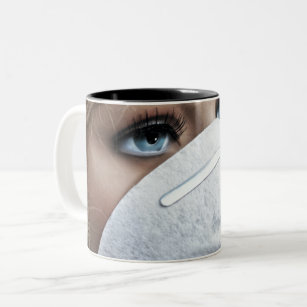 Caneca De Café Em Dois Tons Máscara de proteção contra vírus Corona
