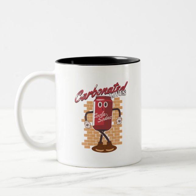 Caneca De Café Em Dois Tons Mascot Drink Cola (Esquerda)