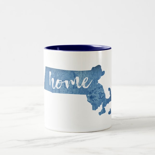 Caneca De Café Em Dois Tons Massaçussets Casa Grão de Madeira (Centro)