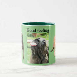 Caneca De Café Em Dois Tons Mastiff Tasse Good feeling