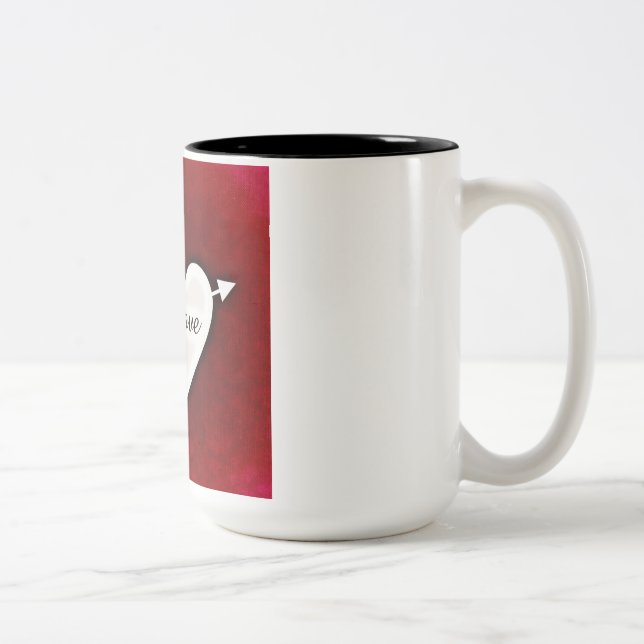 Caneca De Café Em Dois Tons Mata de café (Direita)