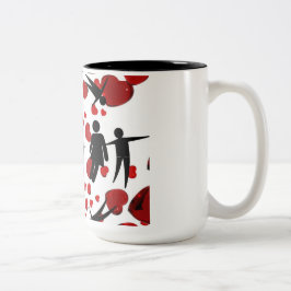 Caneca De Café Em Dois Tons Mata de café