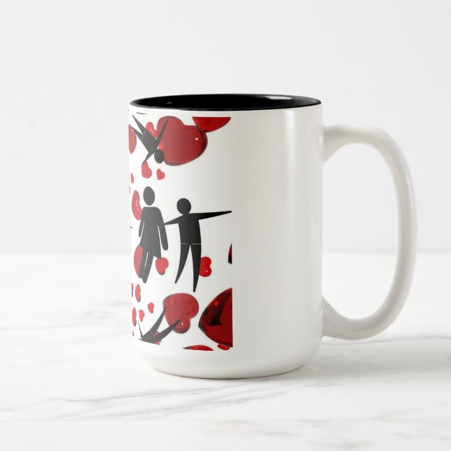 Caneca De Café Em Dois Tons Mata de café (Direita)