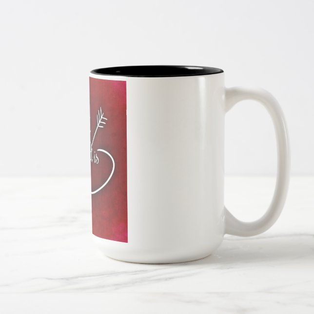 Caneca De Café Em Dois Tons Mata de café (Direita)