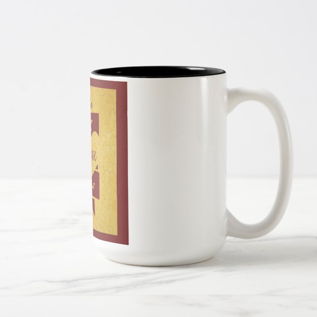 Caneca De Café Em Dois Tons Mata de café (Direita)